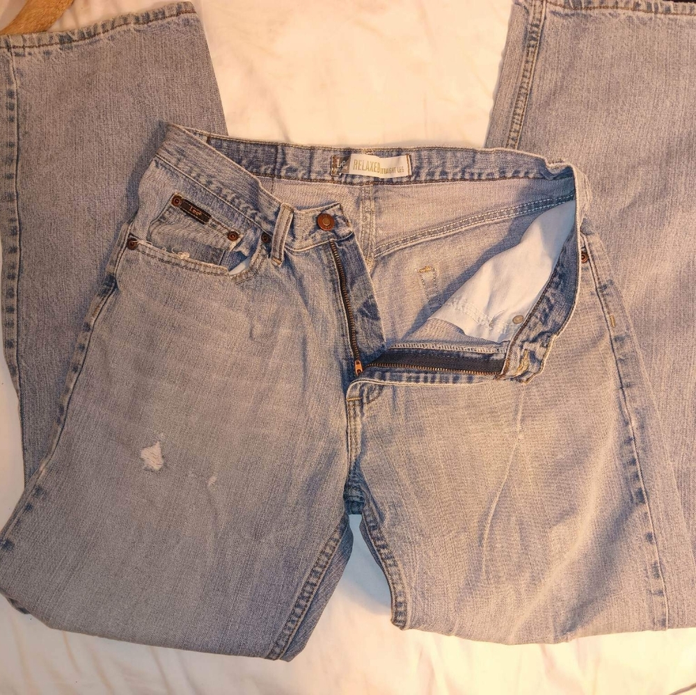 Men's jean relaxed straight leg